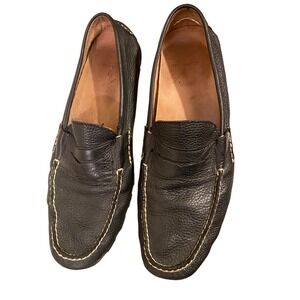 Polo Ralph Lauren Arkley Penny Men's Black Leather Driving Moccasin Size 12 D